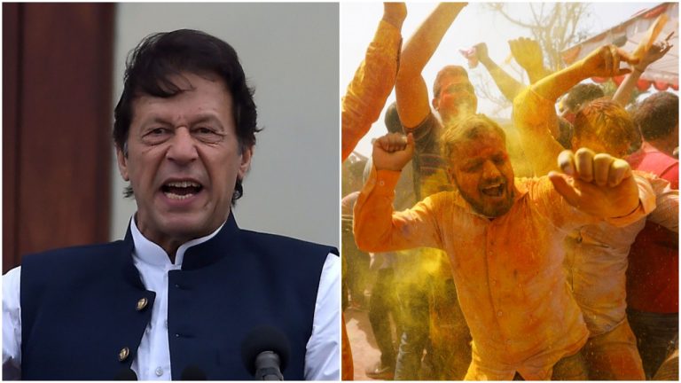Pakistan PM Imran Khan wishes Hindus in his country a happy Holi. Do you know how many Hindus remain in Pakistan?