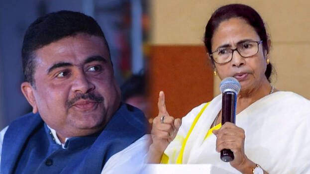 Suvendu Adhikari vs Mamata Banerjee in nandigram