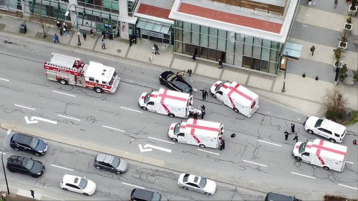 Woman dead, six injured as man goes on stabbing spree at Canada’s Vancouver library, suspect arrested