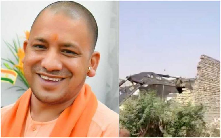 Delhi: Yogi Govt demolishes illegal construction, takes control of land where Amanatullah Khan had settled Rohingyas