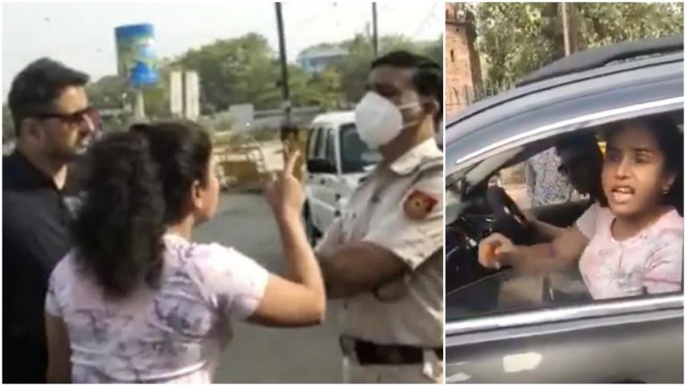 Delhi couple abuses cops over masks in viral video, husband blames wife after arrest