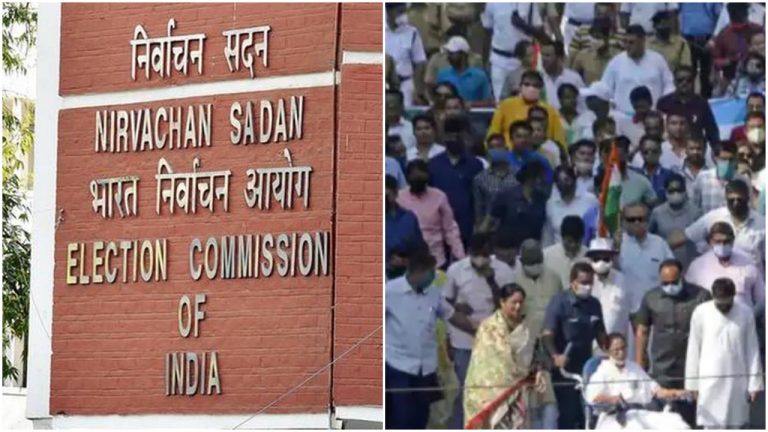 West Bengal Assembly polls: EC bans roadshows, vehicle rallies for remaining phases, expresses anguish over COVID-19 protocols being flouted