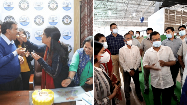 Kejriwal flouts Covid norms, visits ITBP-run Covid Care Centre while he should be self-isolating