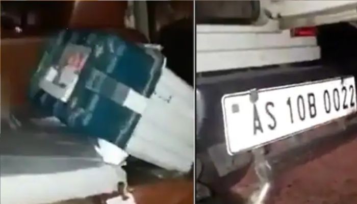Assam: Mystery of EVM in the car of BJP leader solved, EC suspends poll officials who had taken a ride in the car, orders repoll
