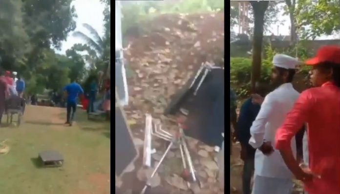 BJP workers stop film shoot featuring inter-faith love outside temple in Kerala