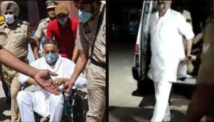 Gangster Mukhtar Ansari, who was ill in Punjab, recovers miraculously in UP