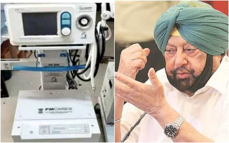 250 ventilators sent by central govt lied unutilized in the state of Punjab amid the second wave of coronavirus
