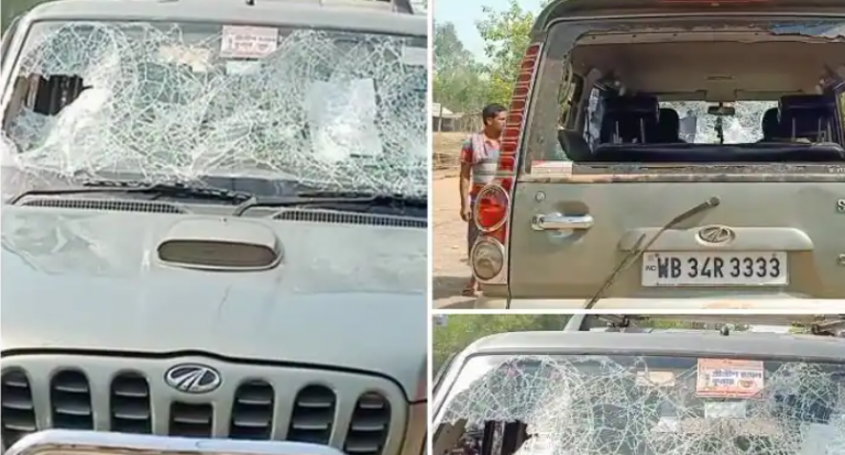Second phase voting in Bengal: Violence reported from several areas, BJP leader’s car attacked in Keshpur