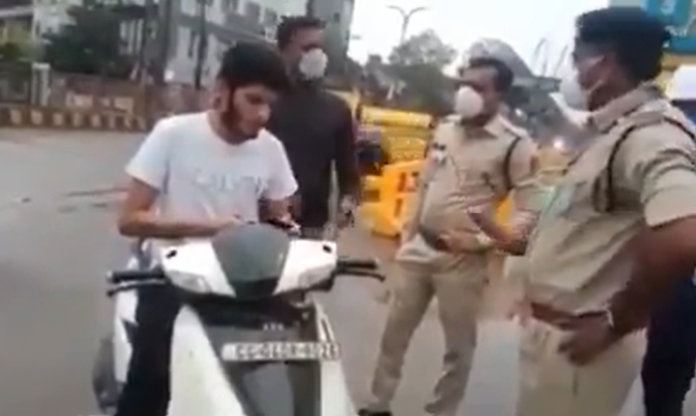 Raipur mayor's nephew caught without mask, misbehaves with policemen