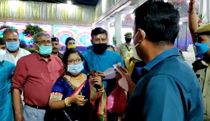 Tripura DM disrupts marriage ceremony