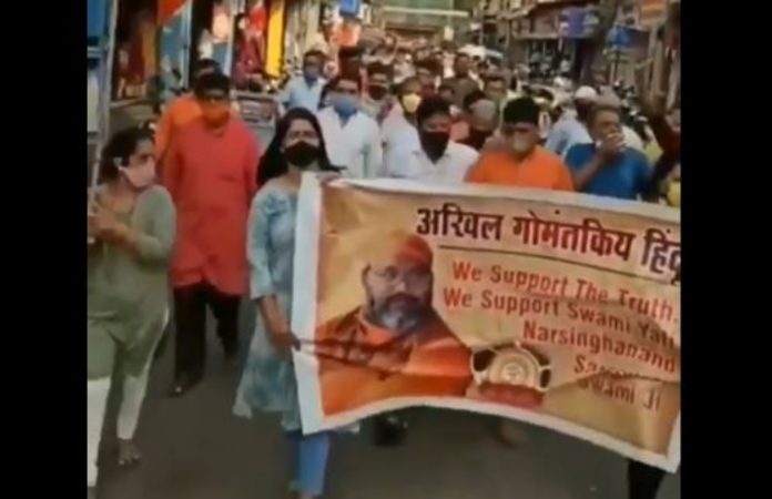 Hindus march in support of Yati Narsinghanand Saraswati, demand security