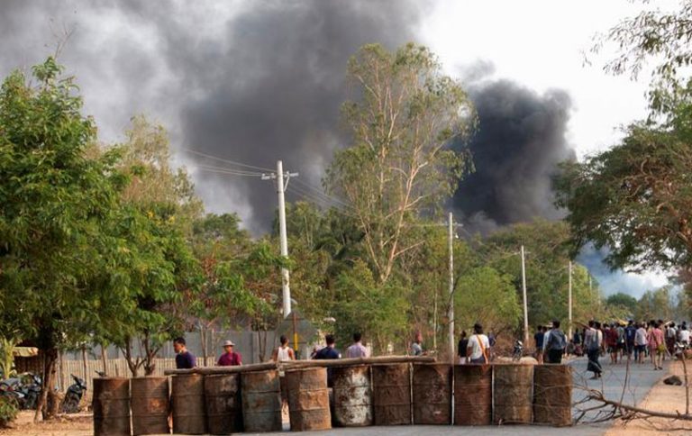 Myanmar army kills more than 80 anti-coup protestors in Bago city, throws the bodies in a Buddhist pagoda