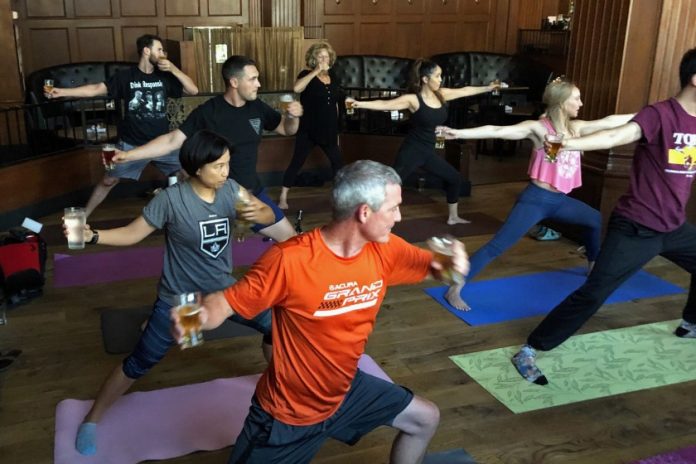 Beer Yoga