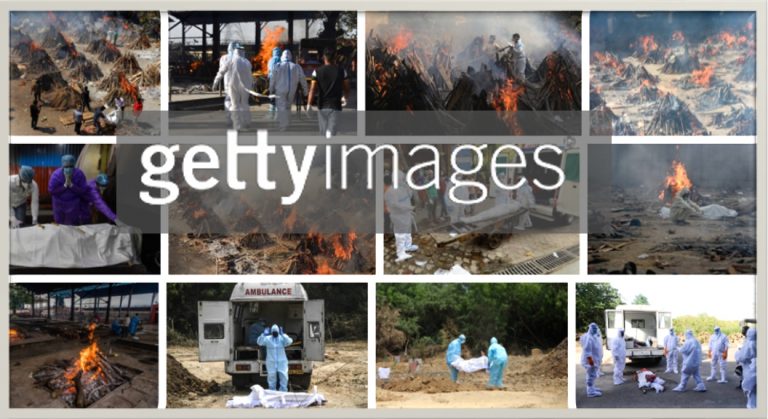 Tragedy porn amid COVID-19 crisis: Photographs of funeral pyres from India selling for Rs. 23,000 each on stock image sites