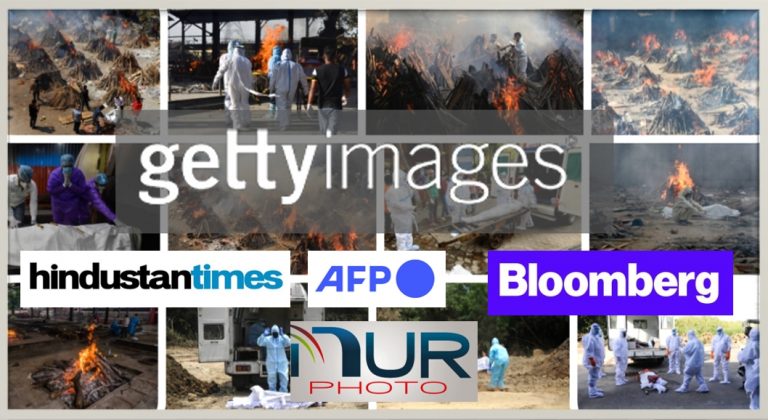 Top sellers of India’s misery: Hindustan Times, AFP, Bloomberg and Nur Photo emerge biggest contributors of crematorium photos on Getty Images