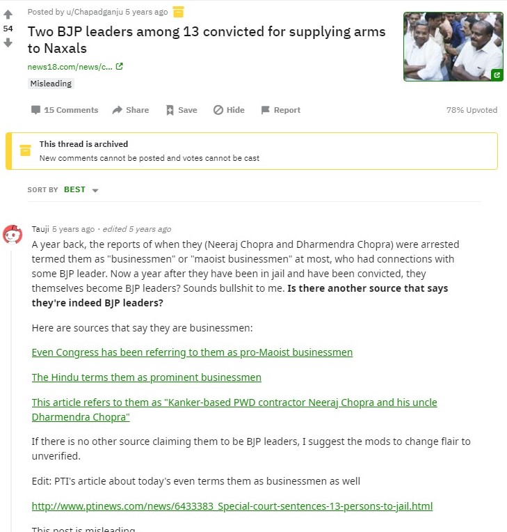 Swara Bhasker peddled deleted News18 report