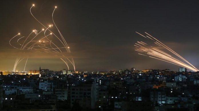 Did the media highlight that Gaza violence began after Palestinians refused to follow COVID rules?