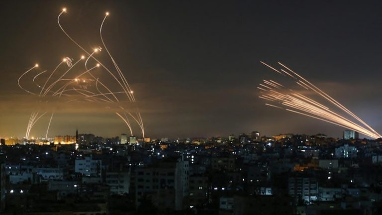 Did the media highlight that Gaza violence began after Palestinians refused to follow COVID rules?