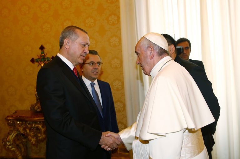 Turkey President Erdogan seeks Christian support for sanctions against Israel, calls Pope Francis