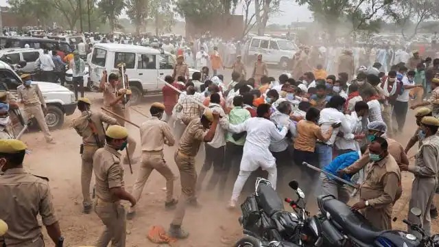 UP Panchayat Elections: Police lathi charge polling agents in Firozabad, counting begins late in many places