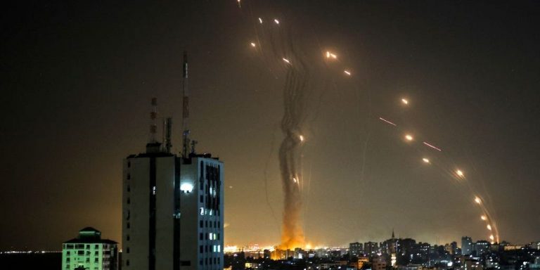 Watch: Israel’s Iron Dome intercepts hundreds of rockets launched by the Palestinian terror group Hamas