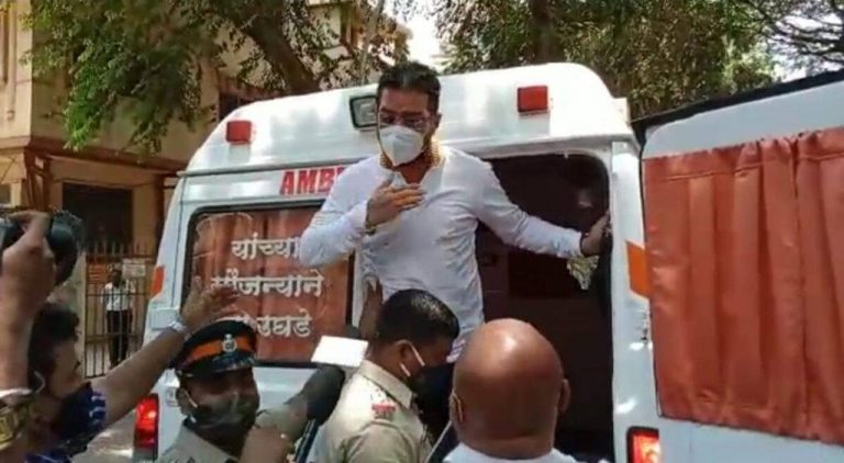 Hindustani Bhau detained by Mumbai police for protest demanding cancellation of 12th exams, had used an ambulance to reach Shivaji Park