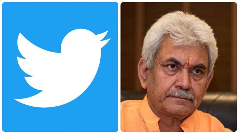 Twitter restores official handle of Lieutenant Governor office of Jammu and Kashmir Manoj Sinha after govt steps in
