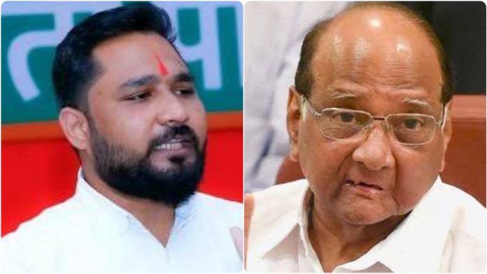 BJYM leader arrested in Maharashtra for his critical remarks against Sharad Pawar and Rohit Pawar