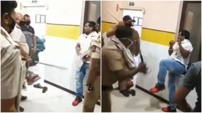 Video of BJP leader being beaten by Maharashtra police inside hospital premises goes viral: Here is what happened