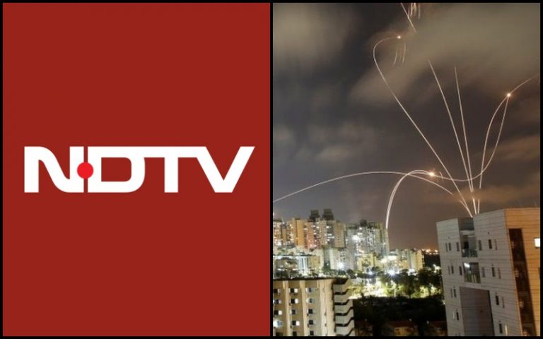 How NDTV played with words to give impression that Kerala woman died due to Israel, deleted and reposted, but still did not mention Palestine