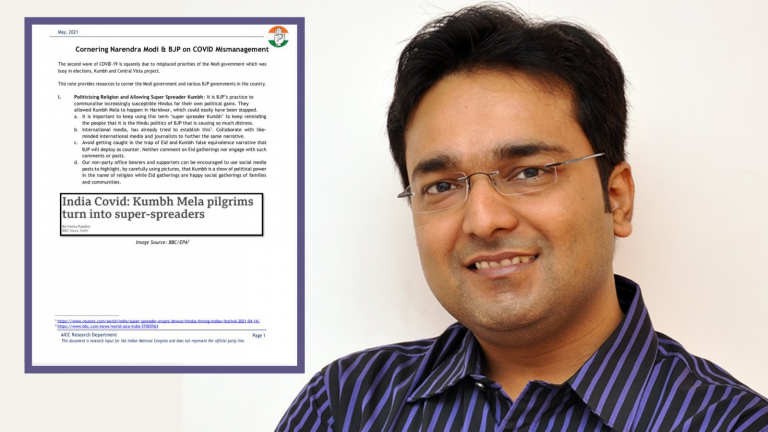 Watch: OpIndia CEO Rahul Roushan explains why ‘Congress toolkit’ being marked as manipulated media is bad news for Congress