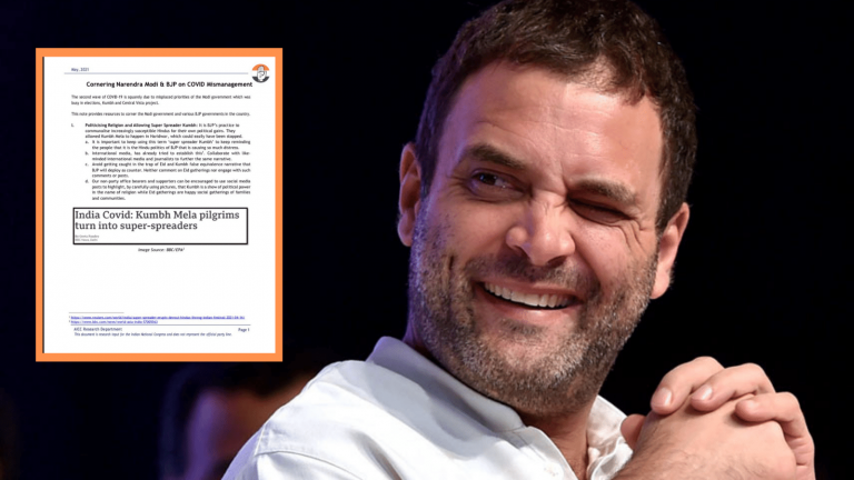 Latest Congress toolkit: Paint Kumbh as Covid superspreader, and Eid as ‘happy gathering’. Here are the details