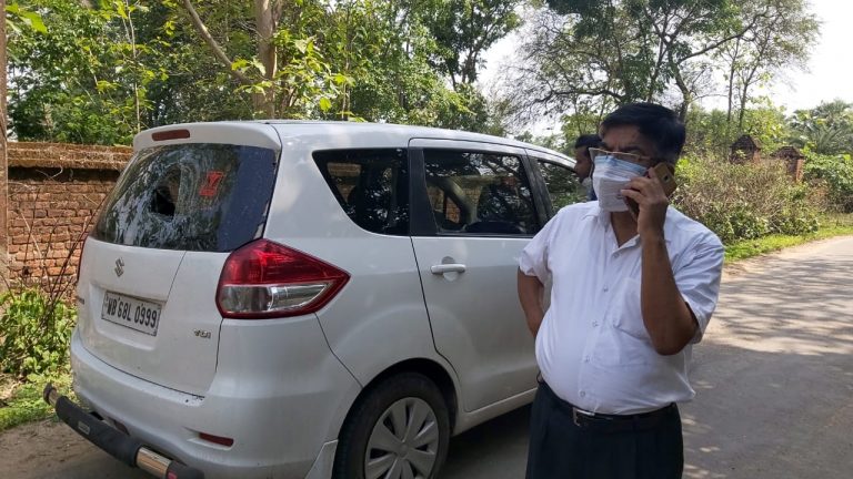 West Bengal: BJP MP Subhas Sarkar attacked with stones and bricks in Bankura, BJP blames TMC goons