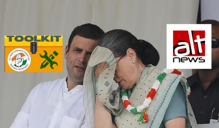 Propaganda outlet Alt News ties itself up in knots while giving clean chit to Congress over the toolkit