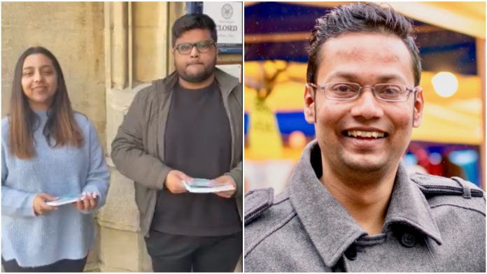 Hindu students in UK demand action against Oxford faculty member Abhijit Sarkar for his bigotry and Hinduphobia