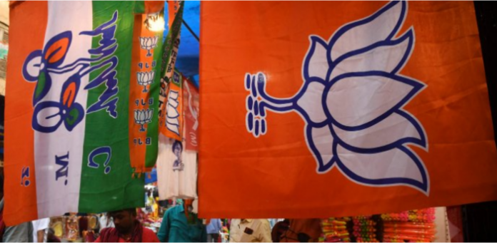 BJP office in Arambagh burnt to ashes as trends show TMC victory: Watch