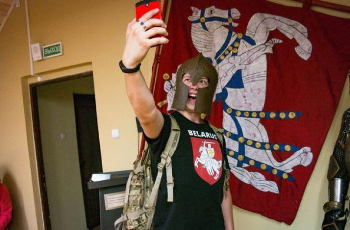 Roman Protasevich as a 'Belarusian Knight'