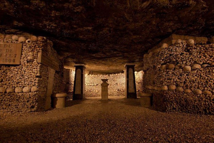 Catacombs of Paris: When Paris was so overwhelmed with corpses that 6 million skeletons were shifted underground