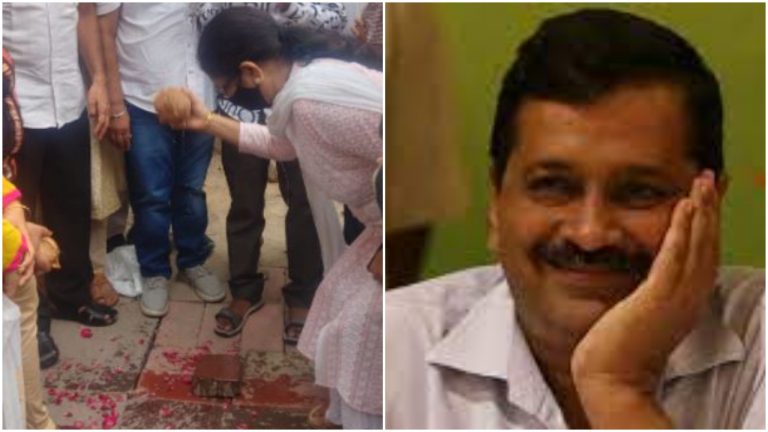 AAP celebrates Delhi’s new architectural marvel, the Moti Nagar speed breaker