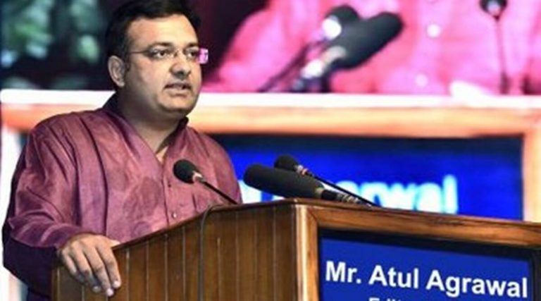 Editor-in-chief of Hindi Khabar news channel, Atul Agarwal, robbed and assaulted at gunpoint in Noida