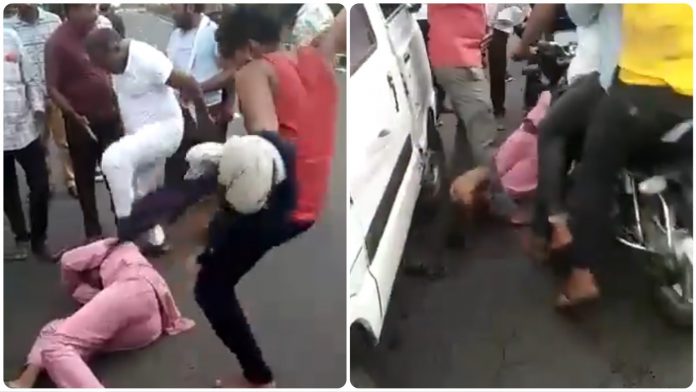 Amanatullah falsely communalises an incident of man being assaulted by people for drink and drive