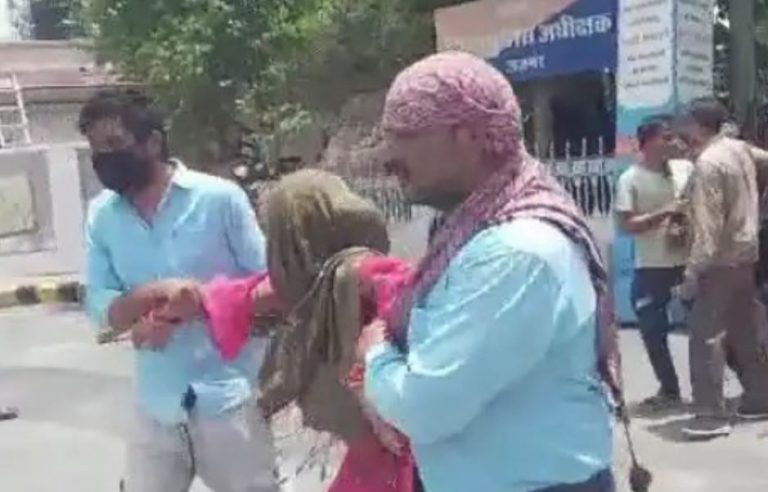 Interfaith couple goes to Ajmer collectorate to seek protection, Rajasthan police drag the couple out and arrest them: Read what happened