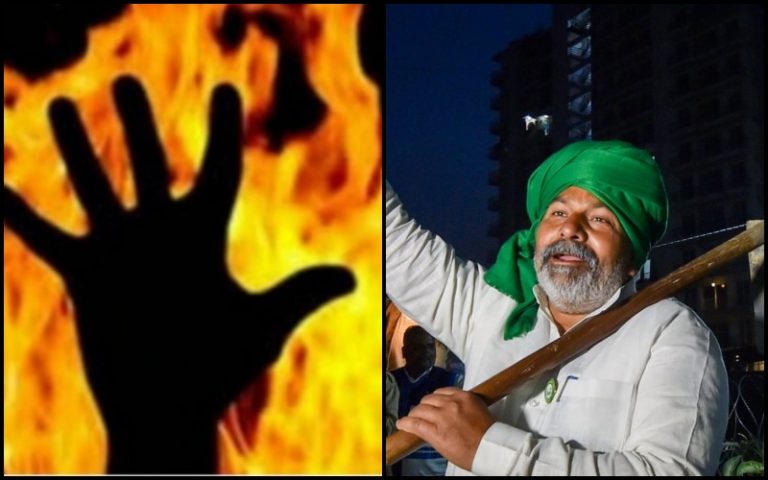 Farmer org releases unclear video to claim man committed suicide at Tikri border, clearer video shows man accusing ‘farmer’ of setting him on fire