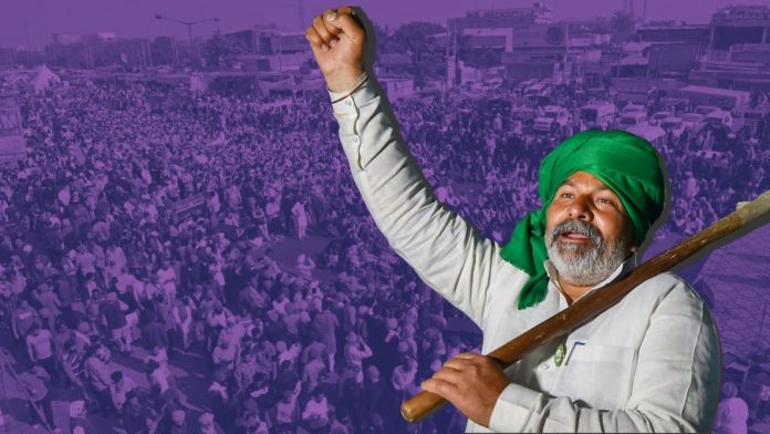 Tikait incites farmers to keep tractors ready for another protest