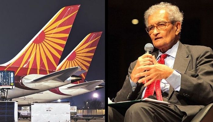 Amartya Sen only Bharat Ratna to avail Air India’s free travel offer, travelled 21 times between 2015-2019: RTI