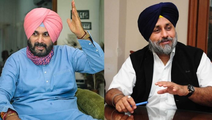 Navjot SIngh Sidhu, Sukhbir SIngh Badal