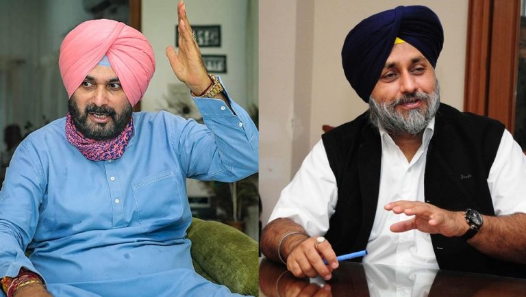 “Guided and aimed at you”, Navjot Singh Sidhu to Sukhbir Singh Badal after Badal called him a ‘misguided missile’