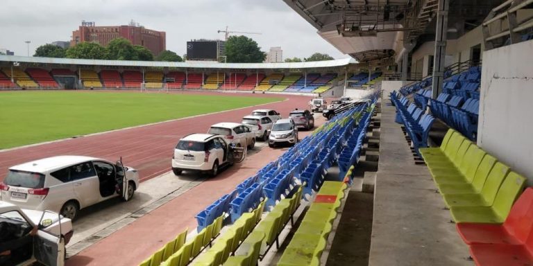 Sharad Pawar, other MVA leaders park cars on race track for athletes, ruining sports infrastructure worth crores