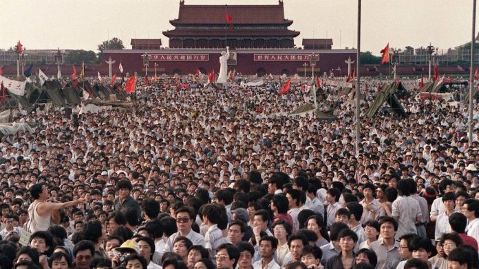 Tiananmen Square Massacre compared to Capitol Hill Riots