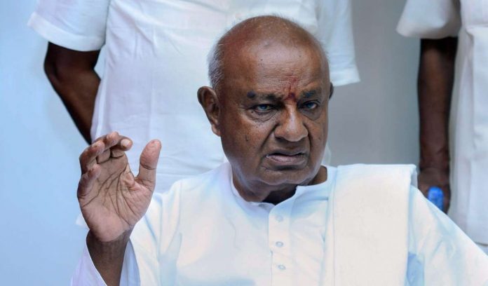 HD Deve Gowda warns Prajwal Revanna, asks him to return and face the law